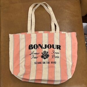 Sezane canvas tote